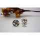 Boucles d'oreille en argent.
