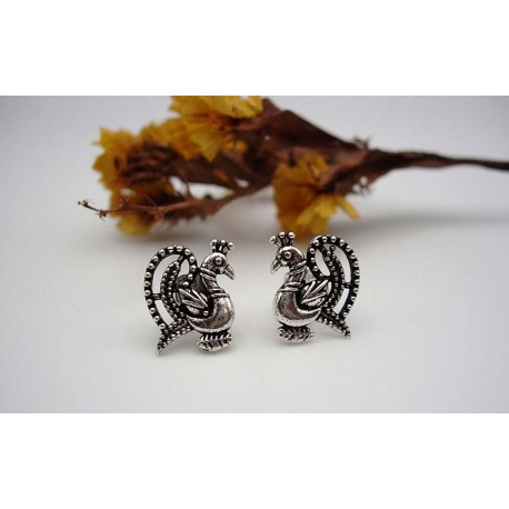 Boucles d'oreille en argent.