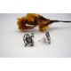 Boucles d'oreille en argent.