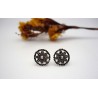 Boucles d'oreille en argent.
