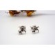 Boucles d'oreille en argent.