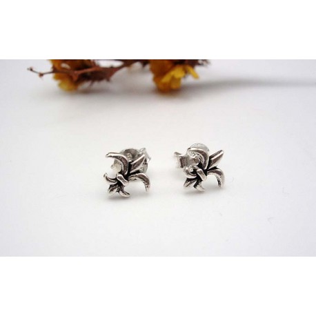 Boucles d'oreille en argent.