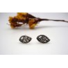 Boucles d'oreille en argent.