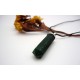 Pendentif en argent et Aventurine vert.