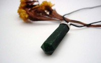 Pendentif en argent et Aventurine vert.