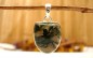 Pendentif argent et Mousse agate.