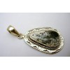 Pendentif argent et Dendrite opale.