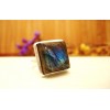 Bague en argent en Labradorite T 54