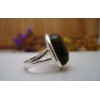 Bague en argent en Labradorite T 54