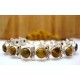 Bracelet argent et Oeil de tigre.