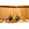 Boucles d'oreilles argent et Labradorite.