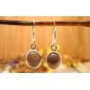 Boucles d'oreilles argent et Agate.