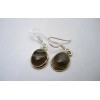 Boucles d'oreilles argent et Agate.