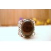 Bague argent et Tourmaline T 58