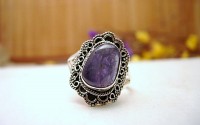Bague argent et Tanzanite T 60