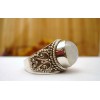 Bague argent et Pierre de lune T 56.5