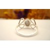 Bague argent et labradorite T 57.5