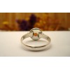 Bague argent et cornaline T57