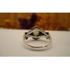 Bague argent et préhnite T55