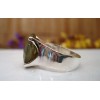 Bague en argent et Labradorite T 57