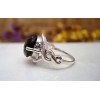 Bague en argent et Onyx noire T 57