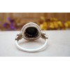 Bague en argent et Onyx noire T 57