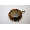 Pendentif en argent et Chiastolite.