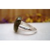 Bague en argent et Labradorite T 49