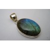 Pendentif argent et Labradorite.