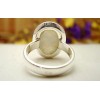 Bague argent et Préhnite T 52