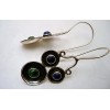 Boucles d'oreille en argent et Multicolor.