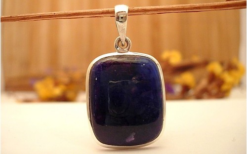 Pendentif en argent et Sugilite.