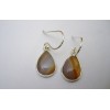 Boucles d'oreille argent et Agate.