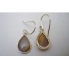 Boucles d'oreille argent et Agate.