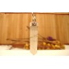 Pendentif en argent et Quartz tourmaline.