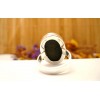 Bague argent et pierre uvavorite T 59.5