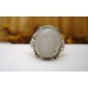 Bague argent et Pierre de lune T 58