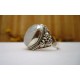 Bague argent et Pierre de lune T 58