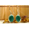 Boucles d'oreille argent et Turquoise.