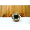 Bague argent avec Malachite T 49