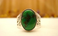 Bague argent et Turquoise T 60