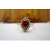 Bague argent avec Grenat T 51