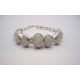 Bracelet argent et Pierre de lune.