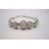 Bracelet argent et Pierre de lune.