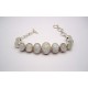 Bracelet argent et Pierre de lune.