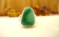 Bague en argent et Turquoise T 51.5
