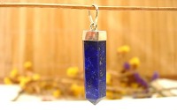 Pendentif en argent et Lapis lazuli.