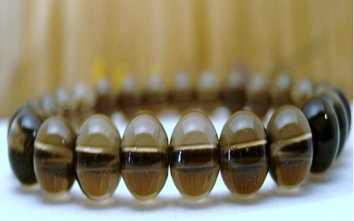 Bracelet en Quartz fumé.