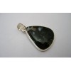 Pendentif en argent et Mousse agate.