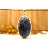 Pendentif en argent et Sodalite.